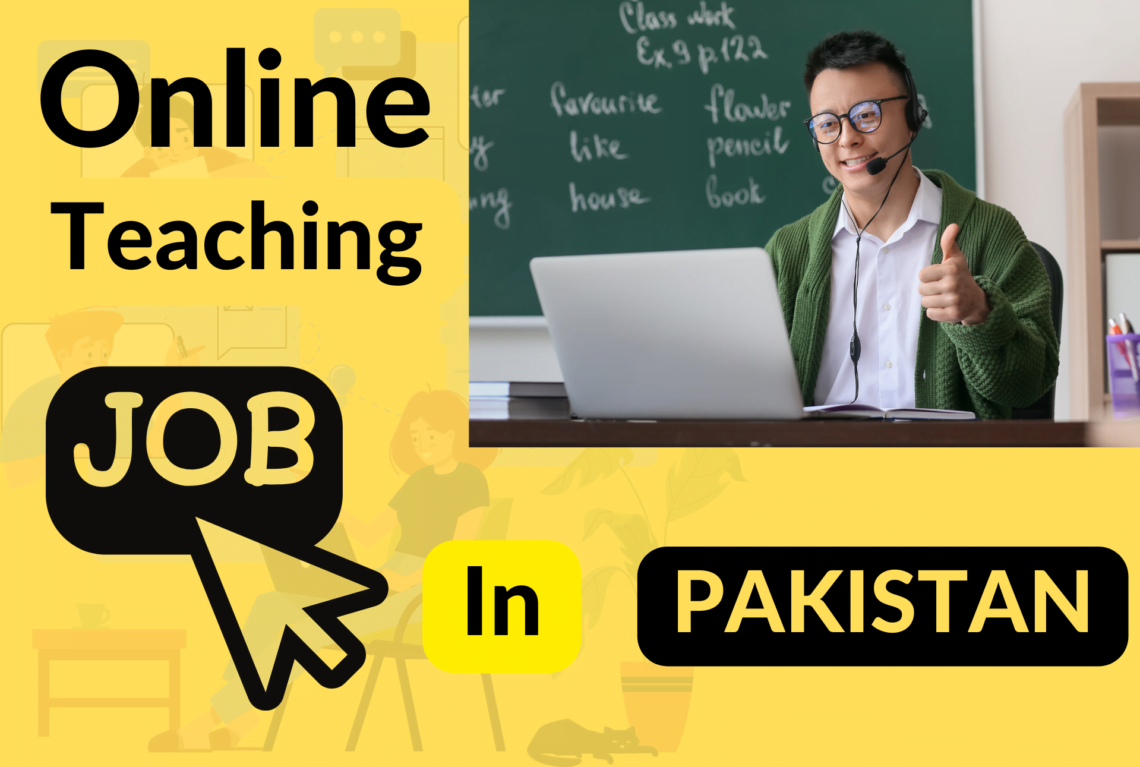 online teaching jobs in Pakistan