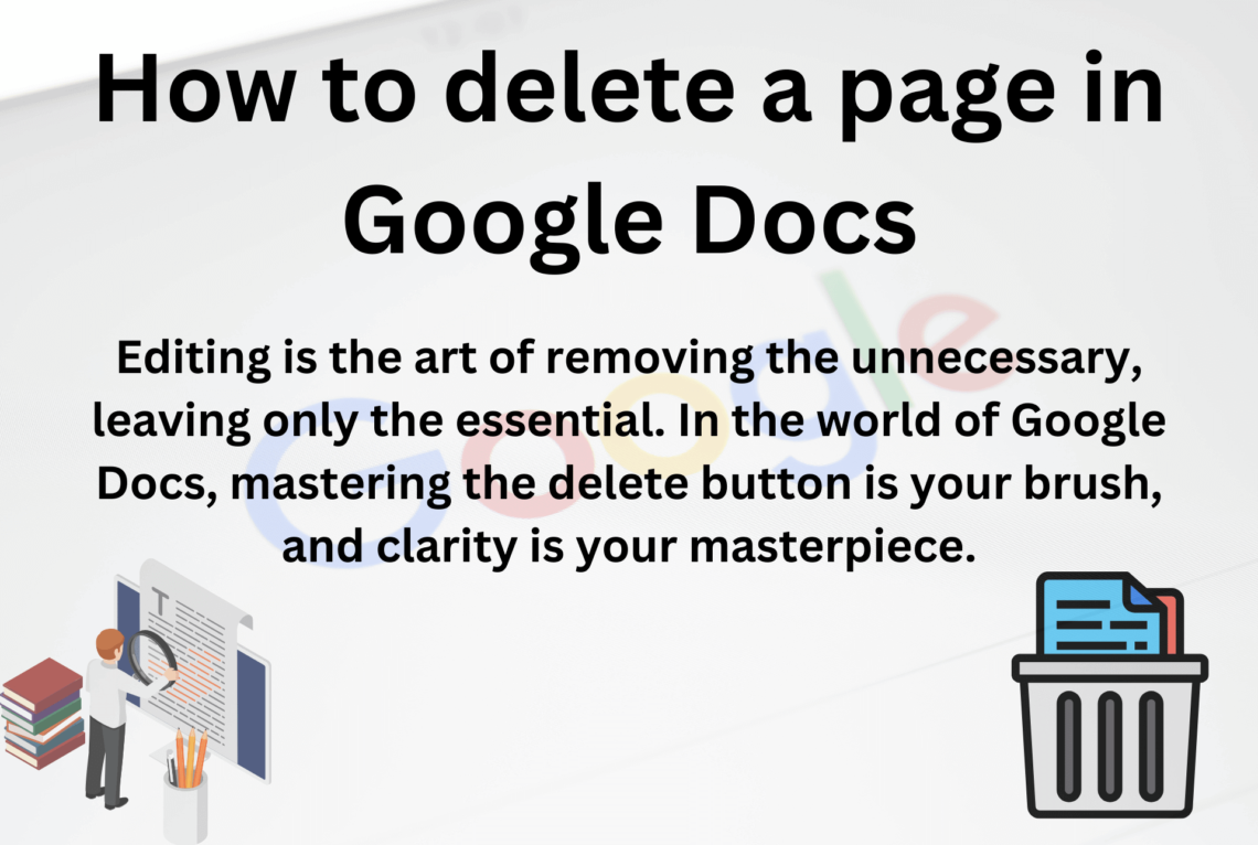 How to delete page in Google Docs